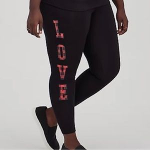 Torrid Plaid LOVE Tights